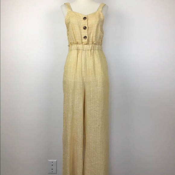 NWT Romeo & Juliet Couture Linen Jumpsuit Size S - Picture 8 of 8